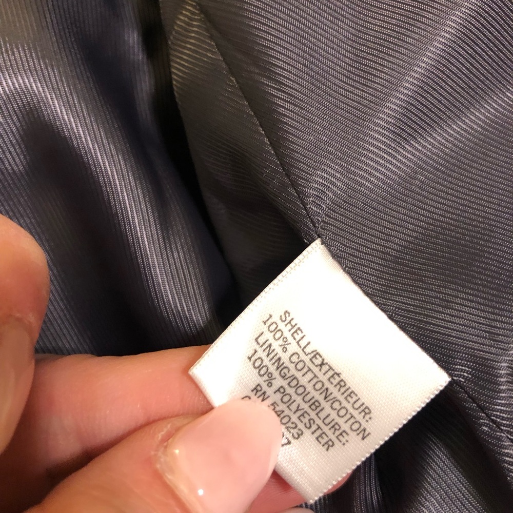 Banana republic velvet sports coat, black, EUC - Picture 3 of 13